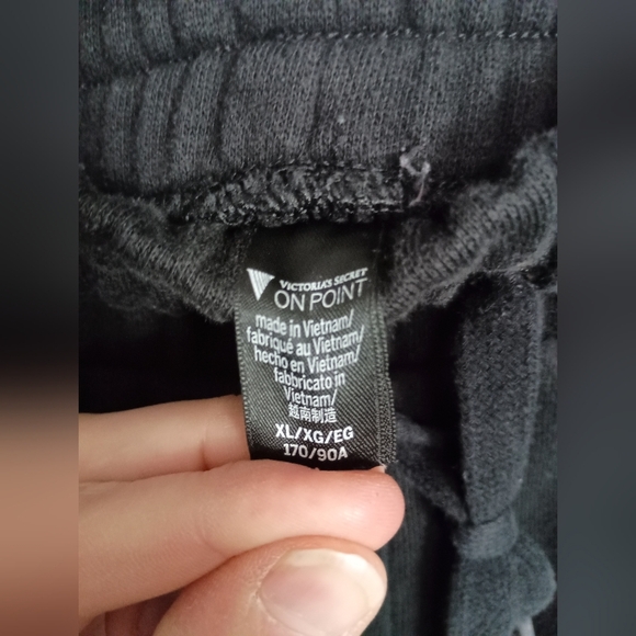 Victoria Secret Black Jogger Pants_XL - Picture 4 of 6